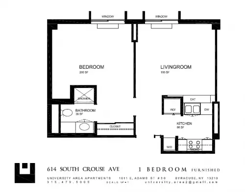 S Bed 614 S Crouse Ave 4